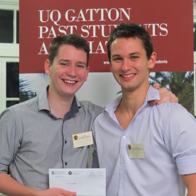 Brothers Lexus and Jahk Hughes: UQ Gatton Past Students Association Scholarship winners.